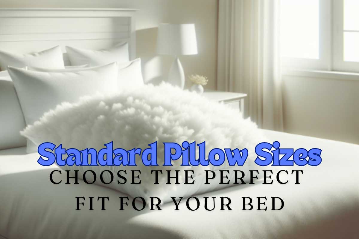 Standard Pillow Sizes – Choose the Perfect Fit for Your Bed